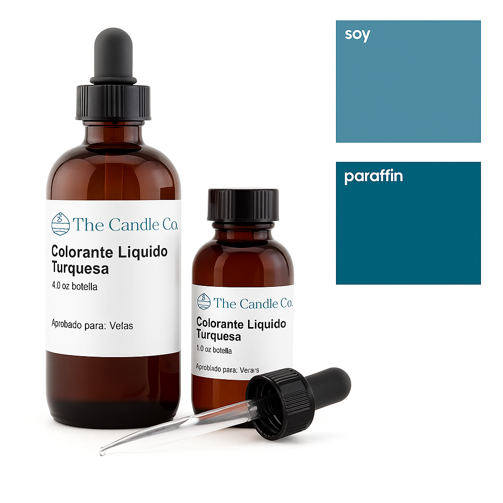 Colorante liquido turquesa