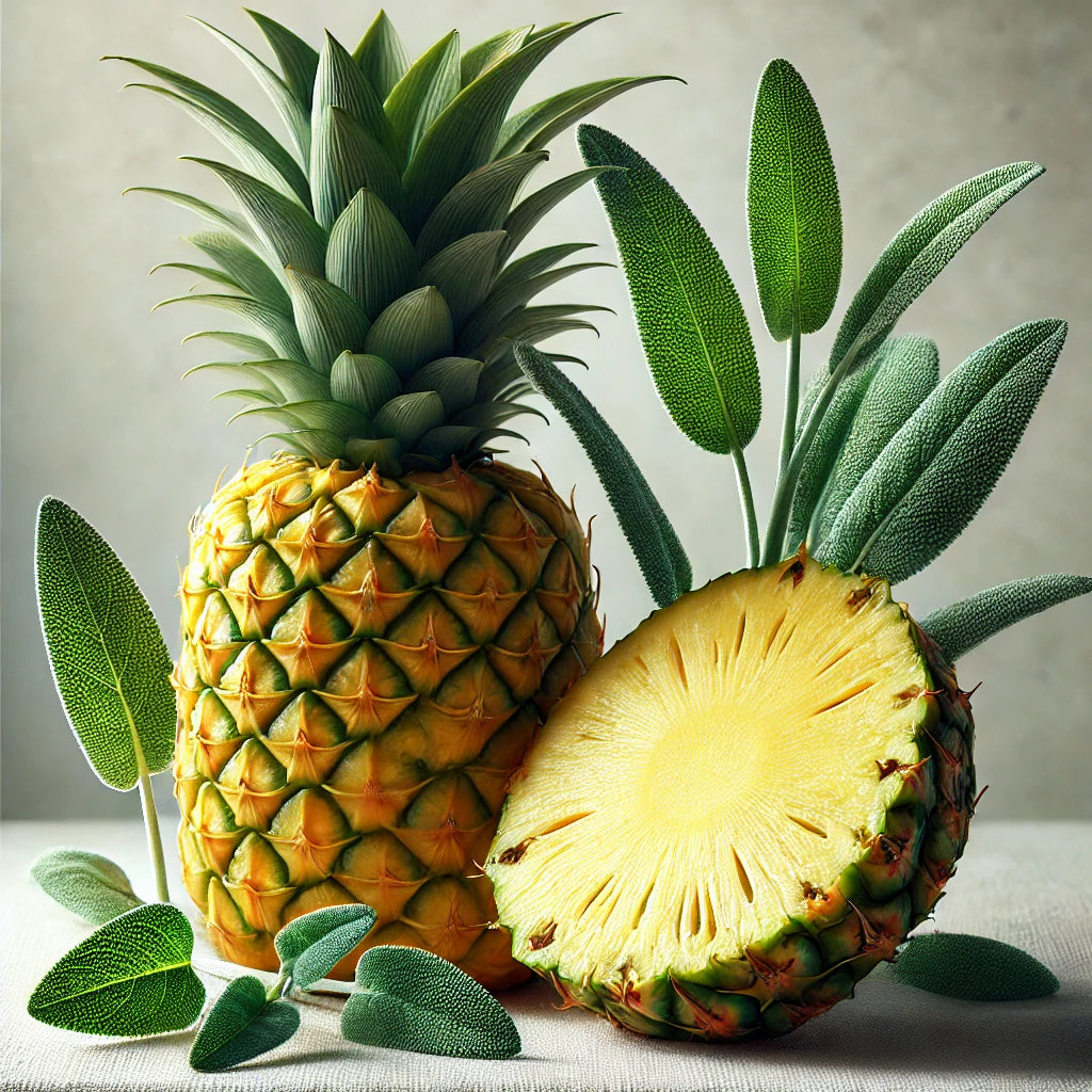Piña y salvia
