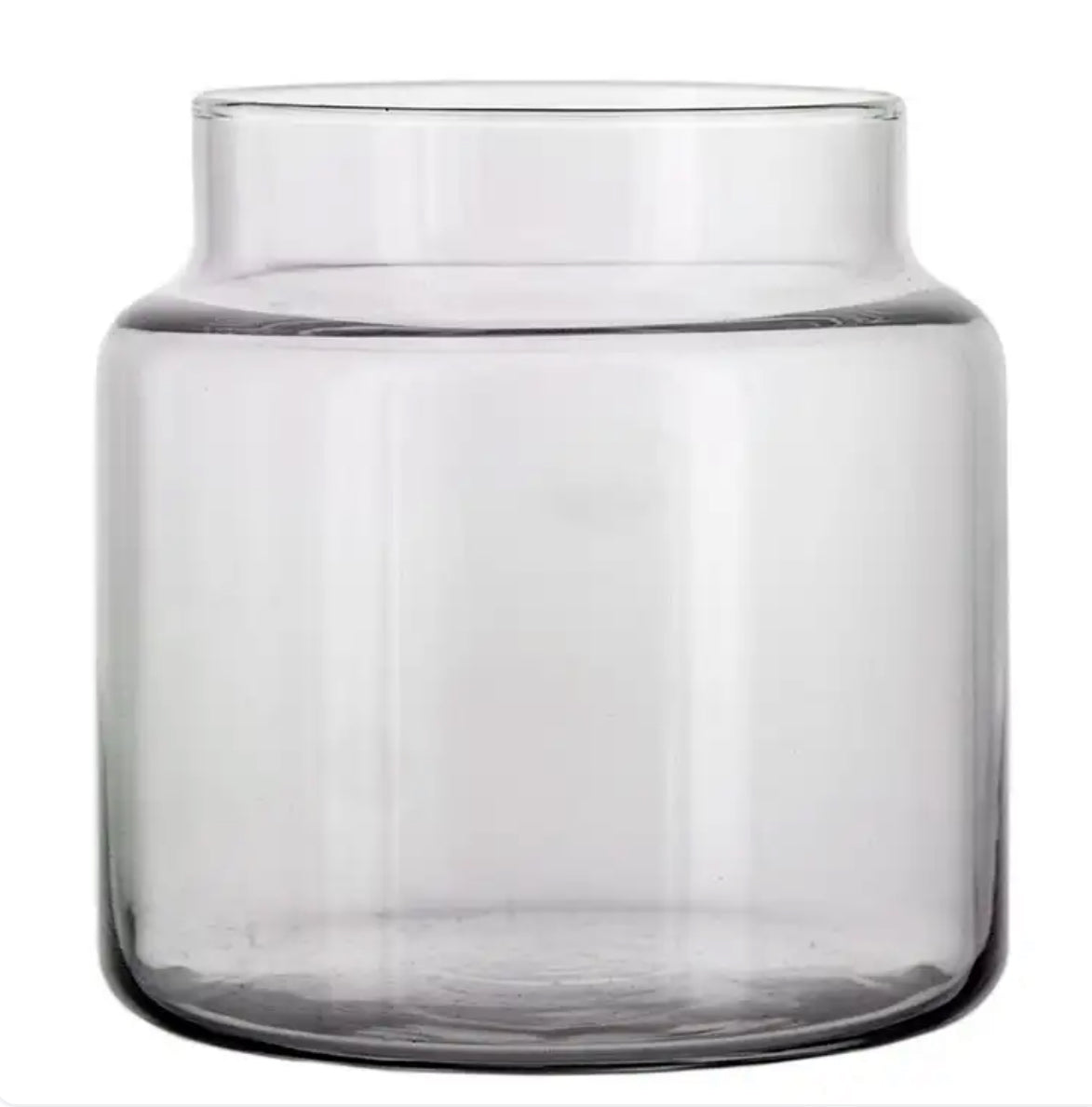 Frasco round vidrio transparente