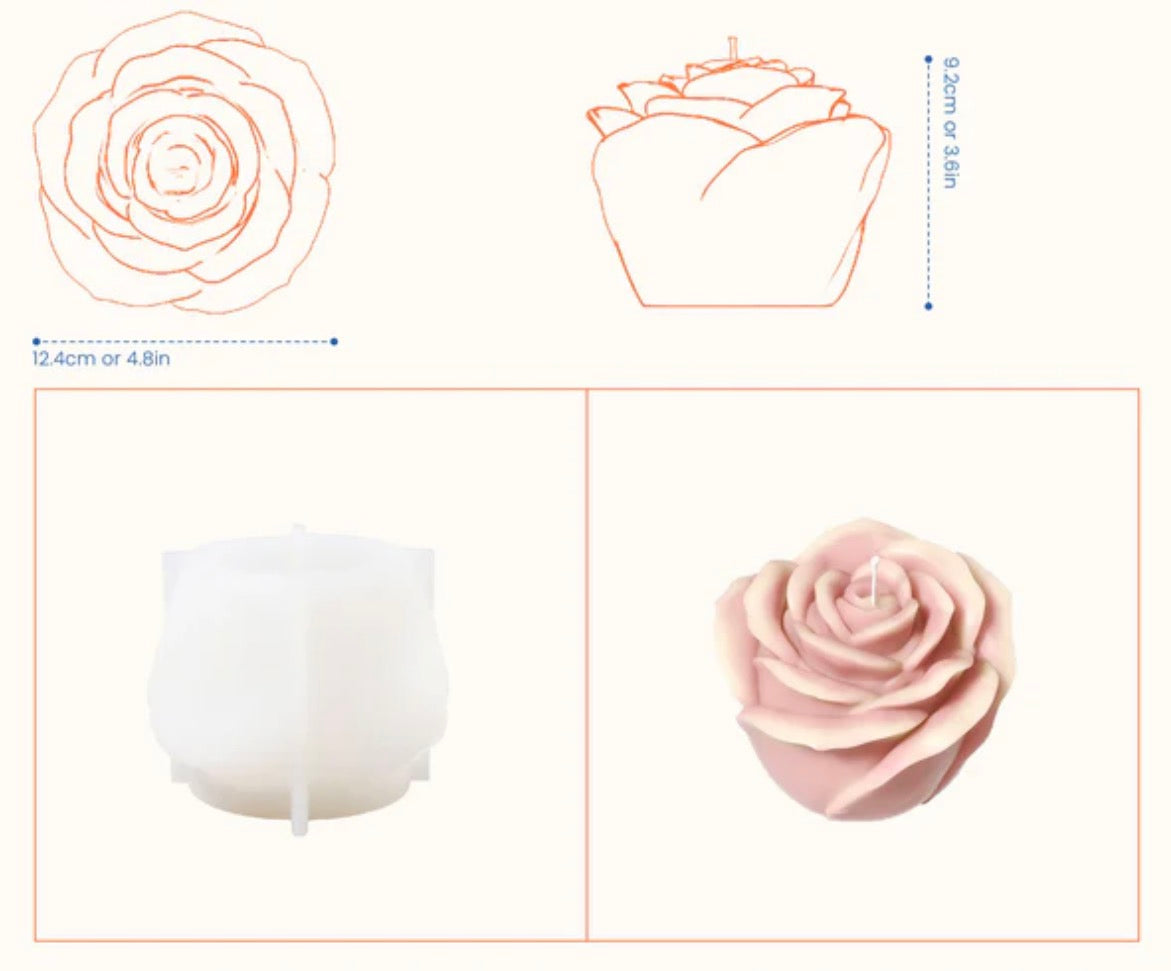 Molde Rosa