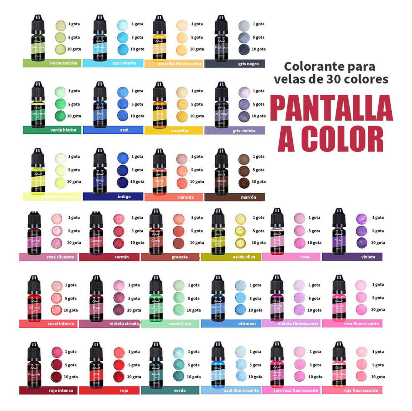 Colorante líquido 10ml