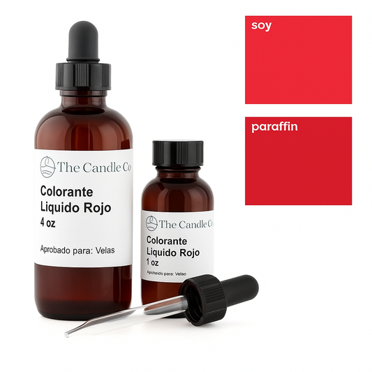 Colorante liquido rojo