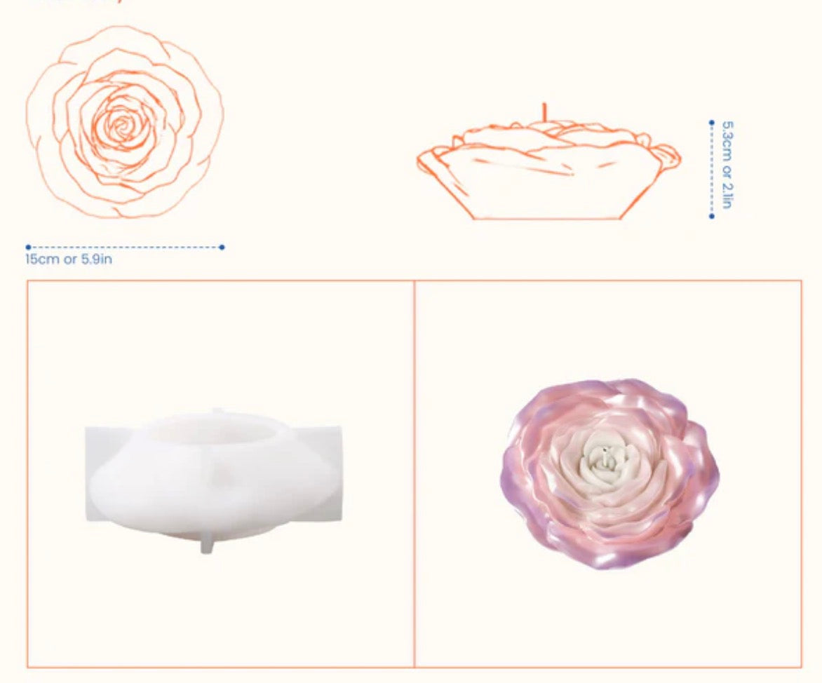 Molde Rosa velvet