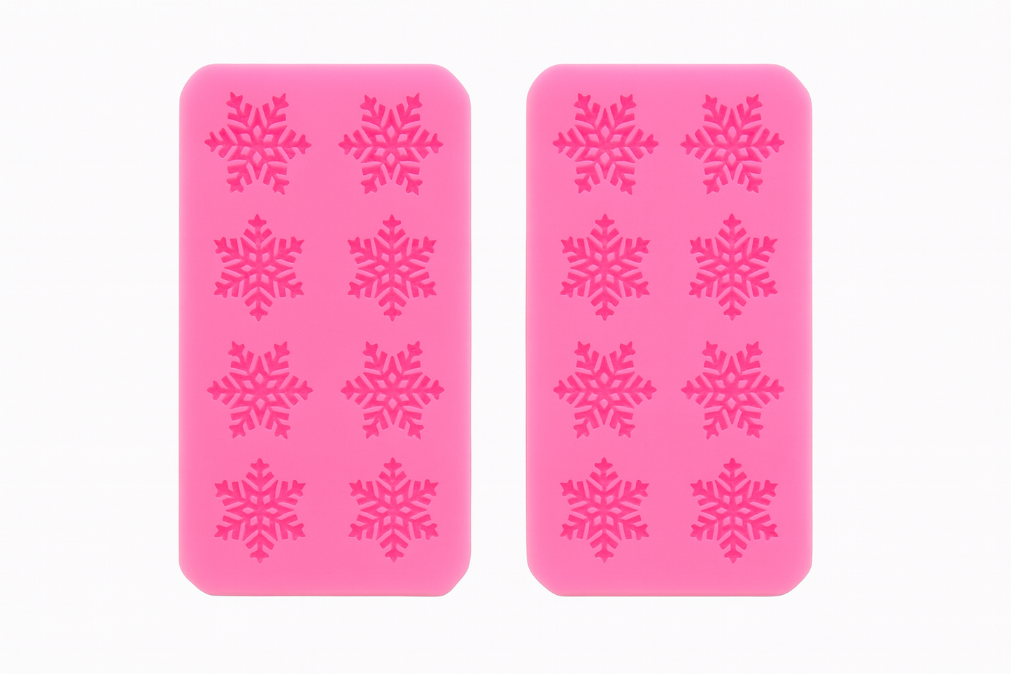 Molde silicon copos de nieve mini