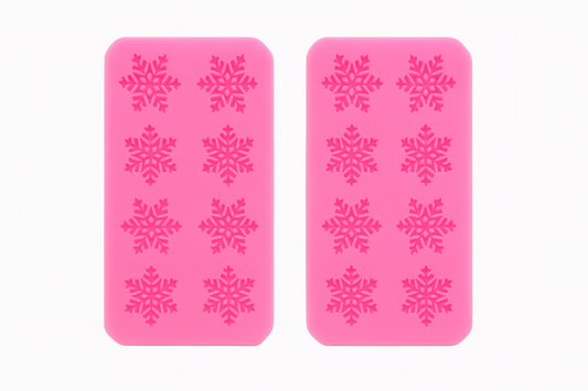 Molde silicon copos de nieve mini