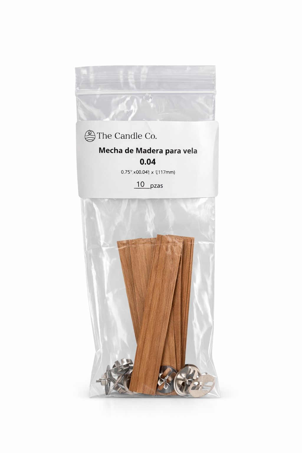 Mecha de Madera para vela 0.04