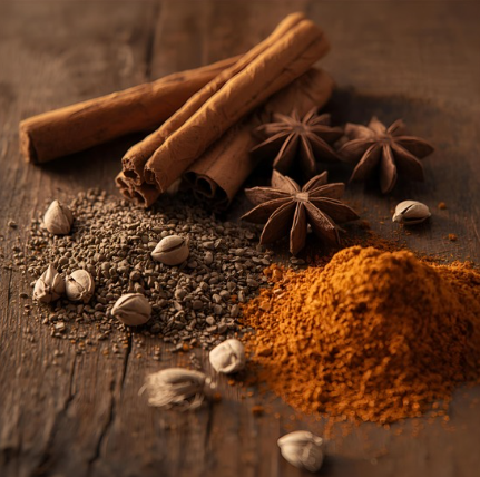 Canela y especias