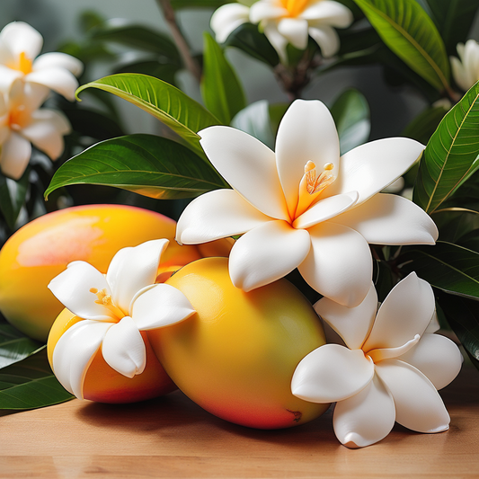 Mango y gardenia